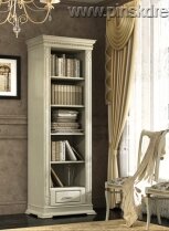 Шкаф-стеллаж Верди А1 слоновая кость. П 1079.17