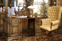 Стол письменный Верди 7 дуб П 106.12 Пинскдрев