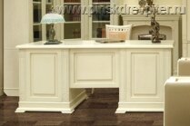 Стол письменный Верди 7 слоновая кость П 106.12 Пинскдрев