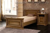 Кровать односпальная Верди 8 дуб П 095.04м Пинскдрев