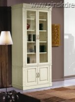 Набор мебели для библиотеки Верди-3 слоновая кость. П196.Н3Д8 Пинскдрев